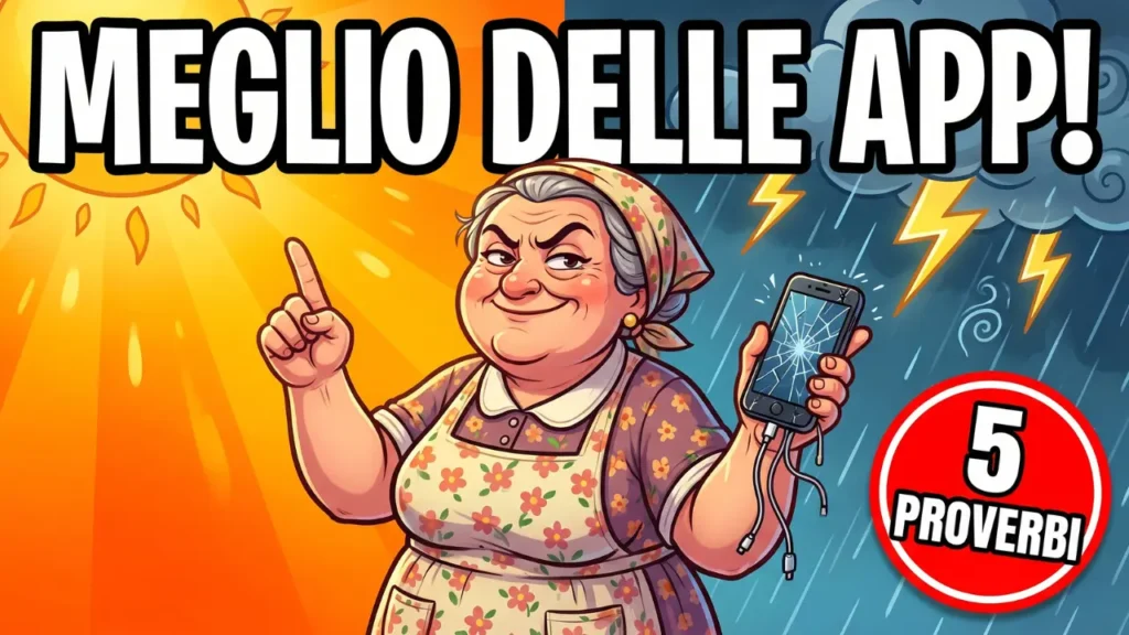 5 Proverbi Italiani sul Meteo che Funzionano MEGLIO delle App!